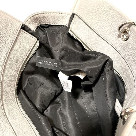 Marc By Marc Jacobs Too Hot To Handle Heather Grey Large Leather Tote/Crossbody - Picture 13 of 13
